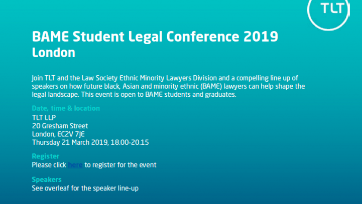 London BAME Student Legal Conference 2019